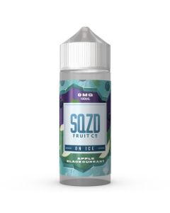 SQZD On Ice Shortfill - Apple Blackcurrant - 100ml