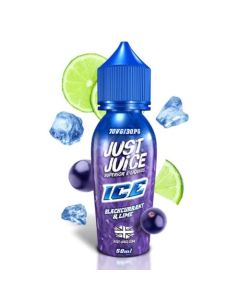 Just Juice Shortfill - Blackcurrant & Lime Ice - 50ml