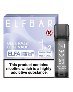 ELFBAR Elfa Prefilled Pods - Blue Razz Lemonade - 20mg - 2PK