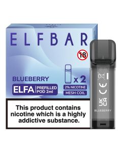 ELFBAR Elfa Prefilled Pods - Blueberry - 20mg - 2PK