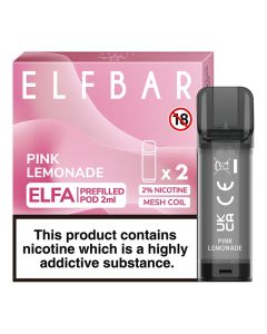 ELFBAR Elfa Prefilled Pods - Pink Lemonade - 20mg - 2PK