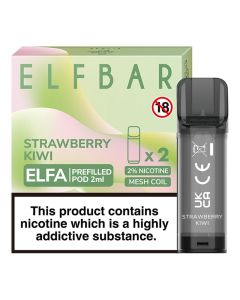 ELFBAR Elfa Prefilled Pods - Strawberry Kiwi - 20mg - 2PK