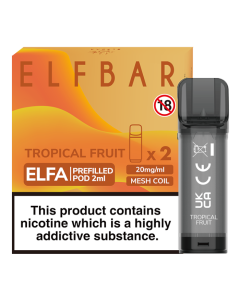 ELFBAR Elfa Prefilled Pods - Tropical Fruit - 20mg - 2PK