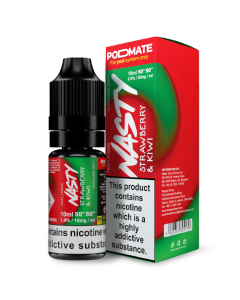 Nasty Juice PODMATE Nic Salts - Strawberry & Kiwi - 10ml