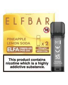 ELFBAR Elfa Prefilled Pods - Pineapple Lemon Soda - 20mg - 2PK