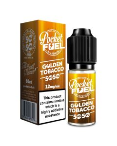 Pocket Fuel 50/50 E-Liquid - Golden Tobacco - 10ml