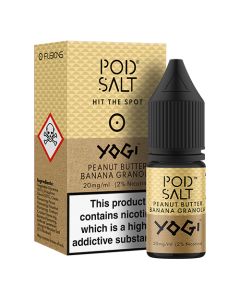 Pod Salt Fusion Nic Salt Yogi - Peanut Butter Banana Granola - 10ml