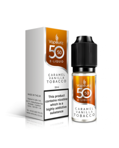 Vapouriz 50/50 E-Liquid - Caramel Vanilla Tobacco - 10ml